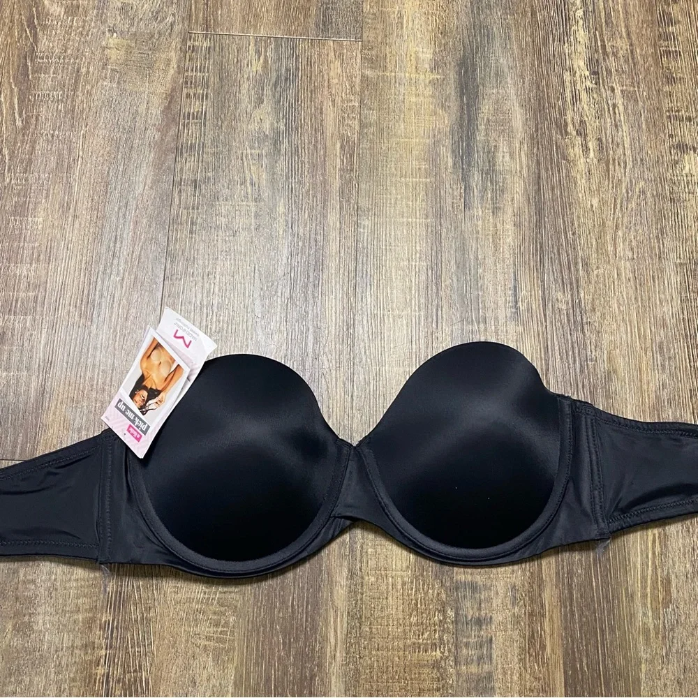 Maidenform Classic Black Strapless Bra‎